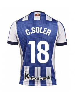 Real Sociedad Carlos Soler #18 Replika Hemmakläder 2025-26 Kortärmad
